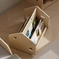 BusyKids Doppelseitiges Bücherregal auf Rollen